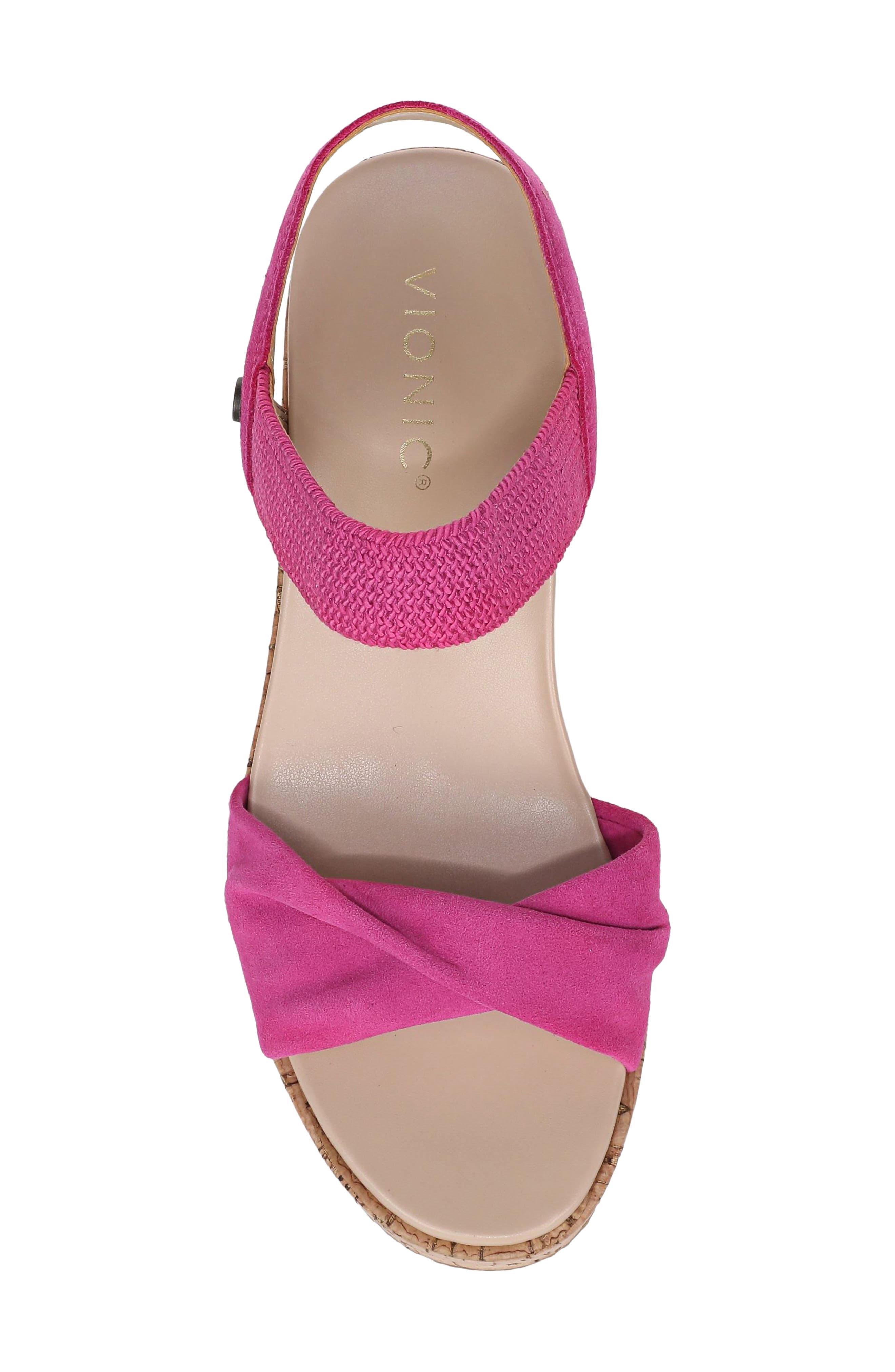 Darla Espadrille Platform Slide Sandal, Alternate, color, ROSE VIOLET