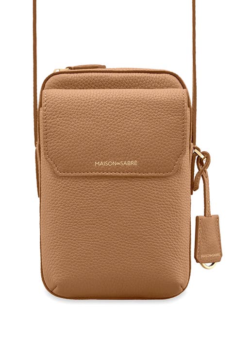 Leather Zip Phone Pouch