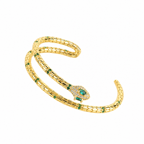 Snake Little Dragon Cuff Bracelet