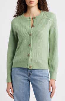 Caslon® Cozy Rib Cardigan