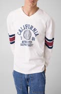 GUESS Graphic Long Sleeve Hockey Jersey