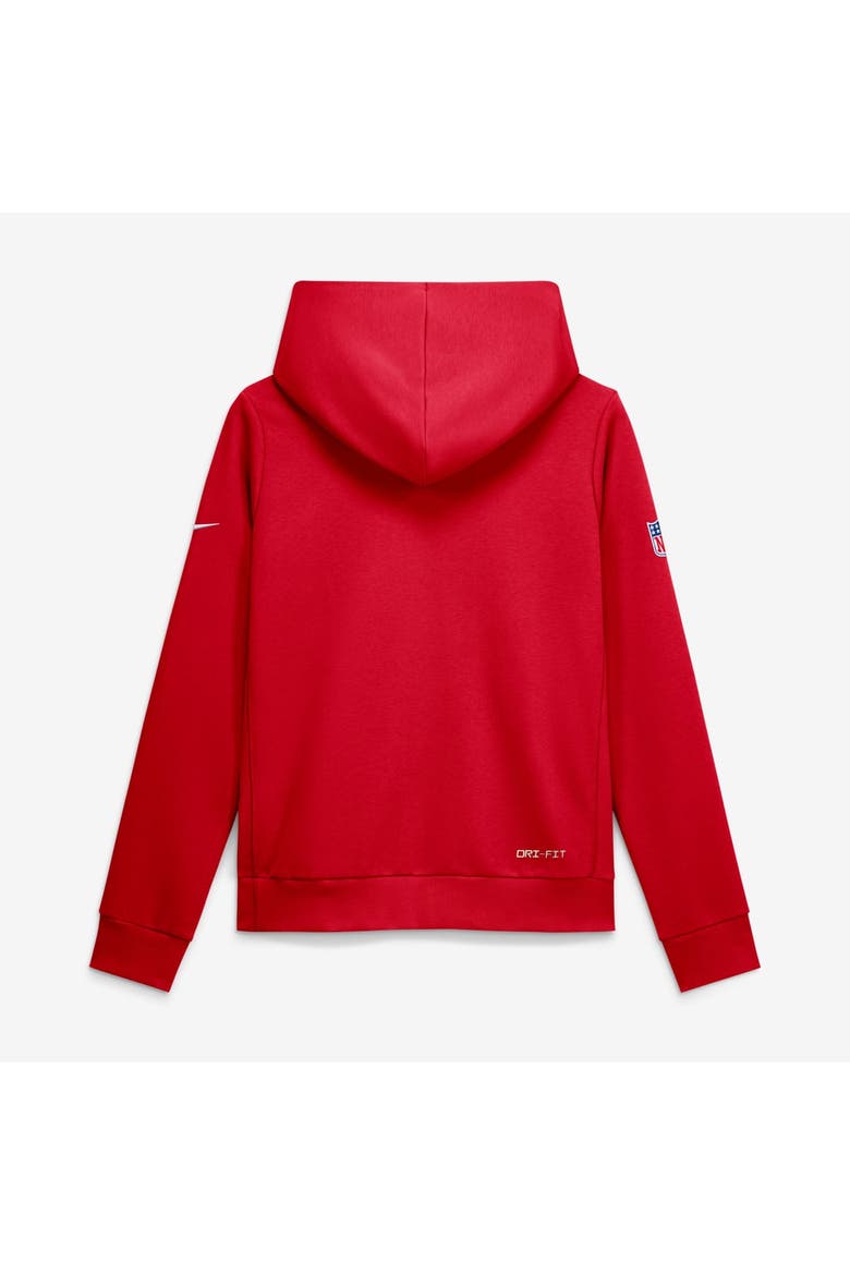 Women's Nike Red Kansas City Chiefs Sideline Standard Issue Dri-FIT Hoodie, Alternate, color, Red