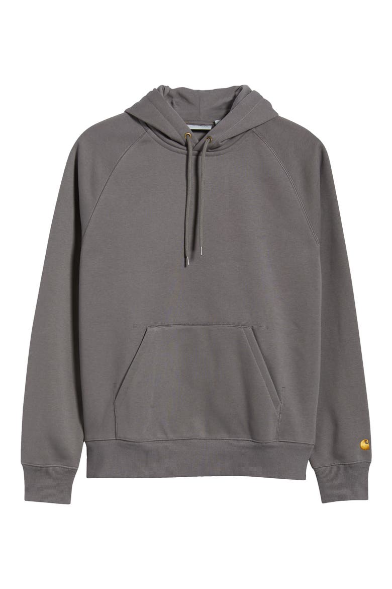 Chase Fleece Hoodie, Alternate, color, PORPHYRY / GOLD