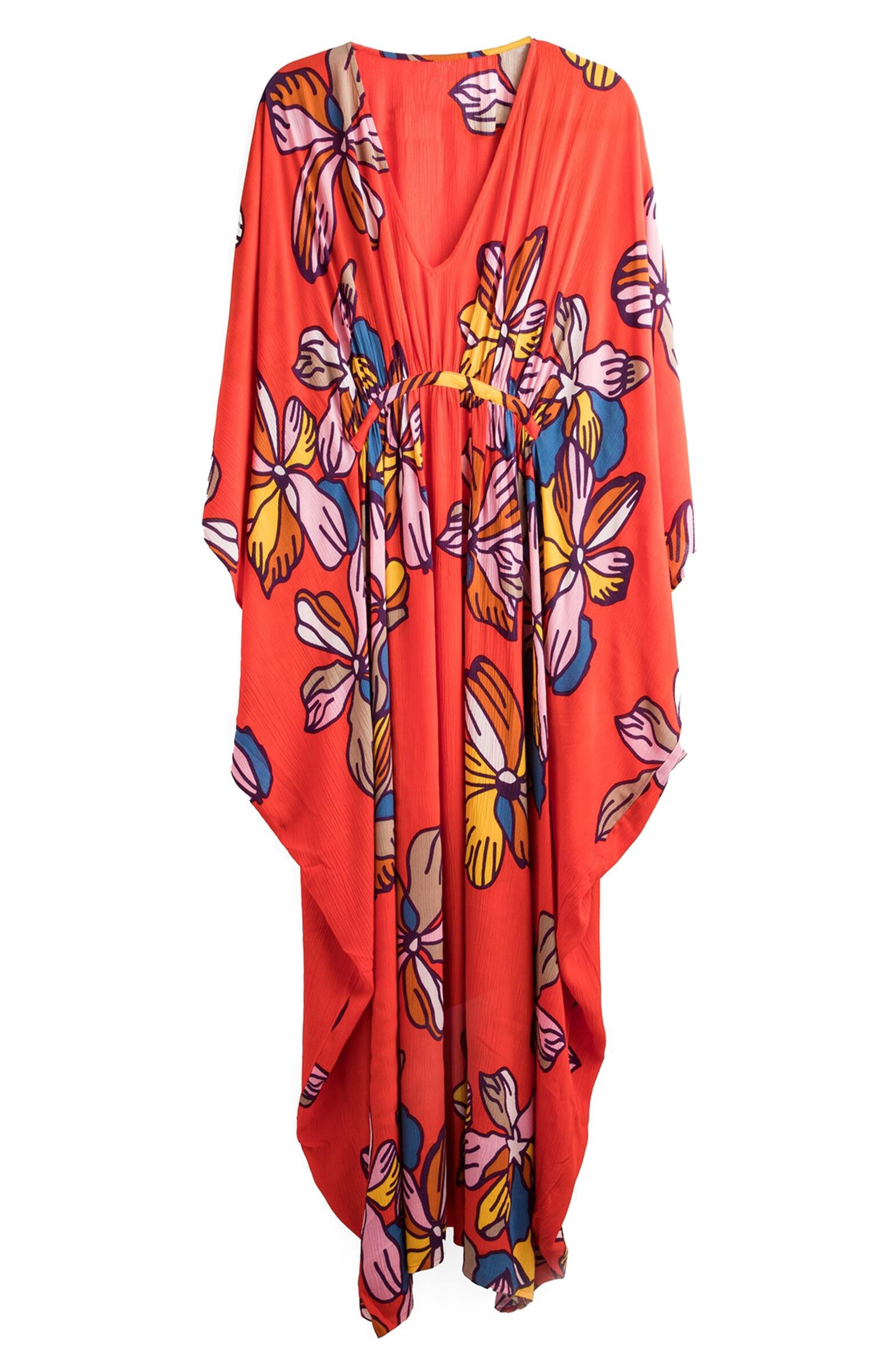 SAACHI Floral Cover-Up Kaftan