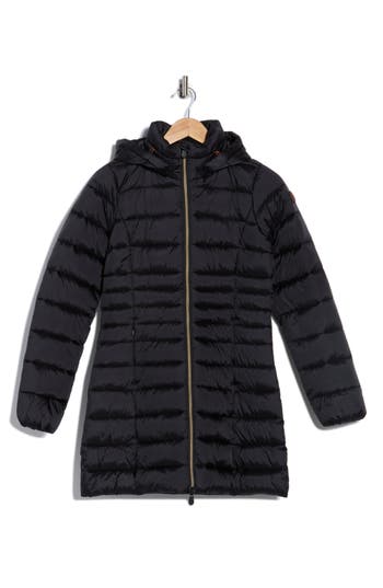 Save The Duck Reese Puffer Coat In Black