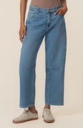 KUT from the Kloth Ashton High Waist Crop Barrel Jeans