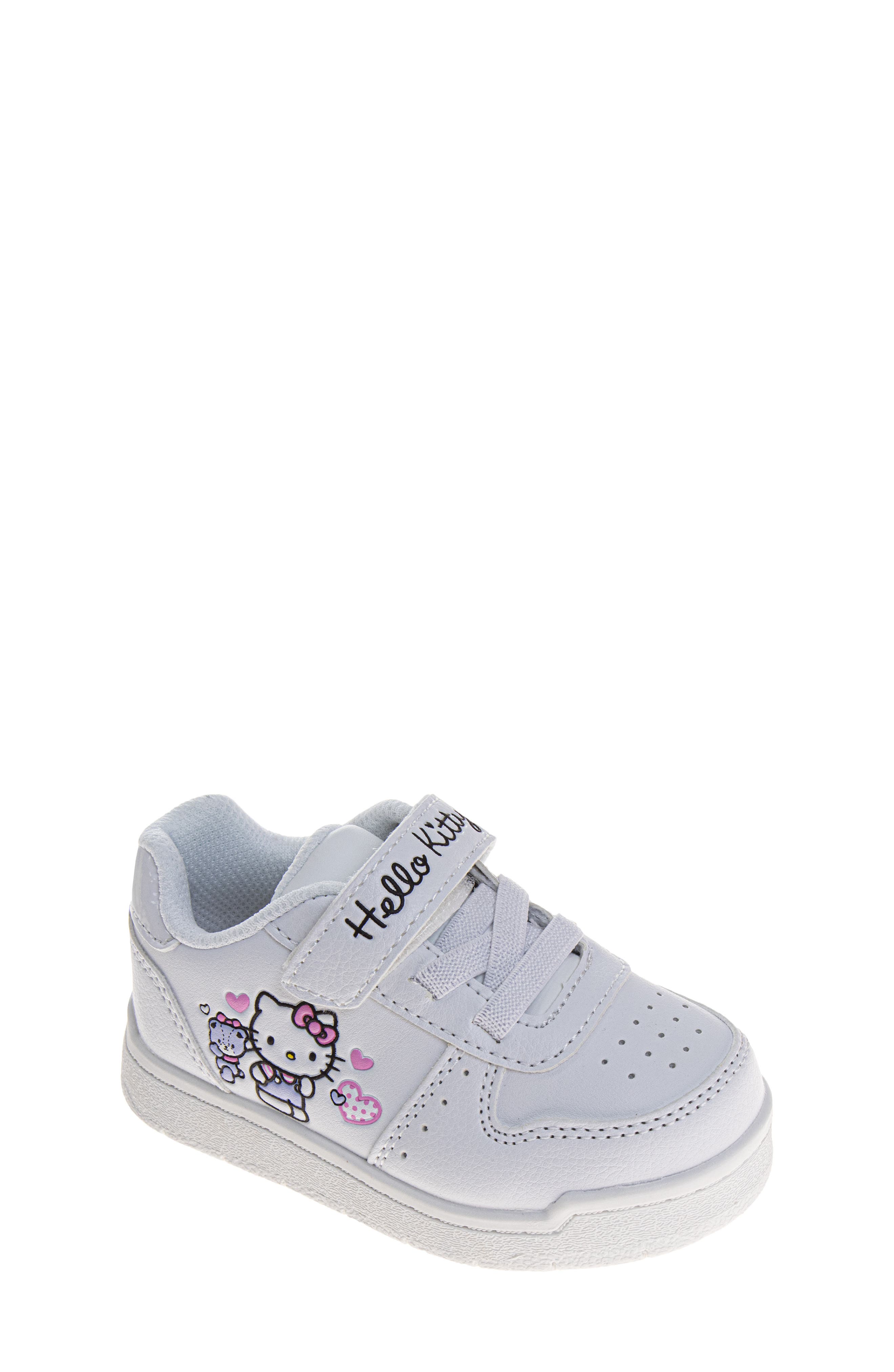Kids' Hello Kitty® Sneaker, Alternate, color, WHITE