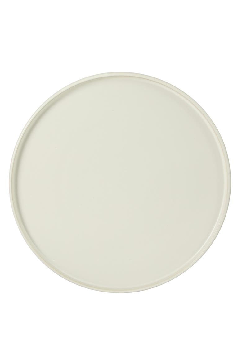 Bayou Moon 16-Piece Matte Reactive Glaze Stoneware Dinnerware Set, Alternate, color, Matte White
