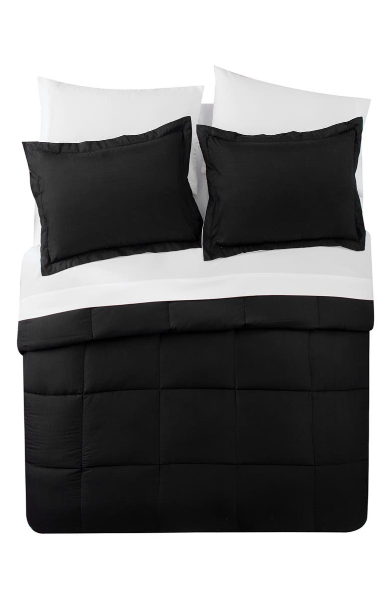 VCNY HOME Lincoln Down Alternative Reversible Bed-in-a-Bag Comforter Set, Alternate, color, 