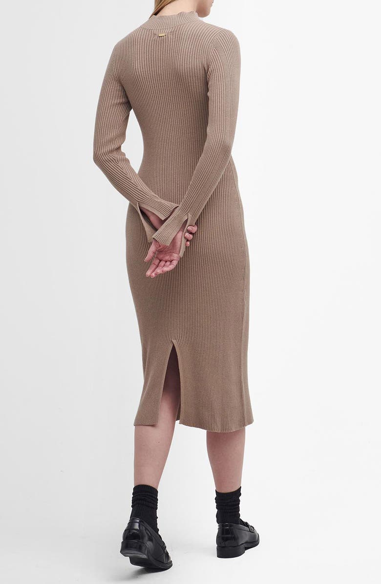 Barbour Francis Long Sleeve Rib Midi Dress | Nordstromrack