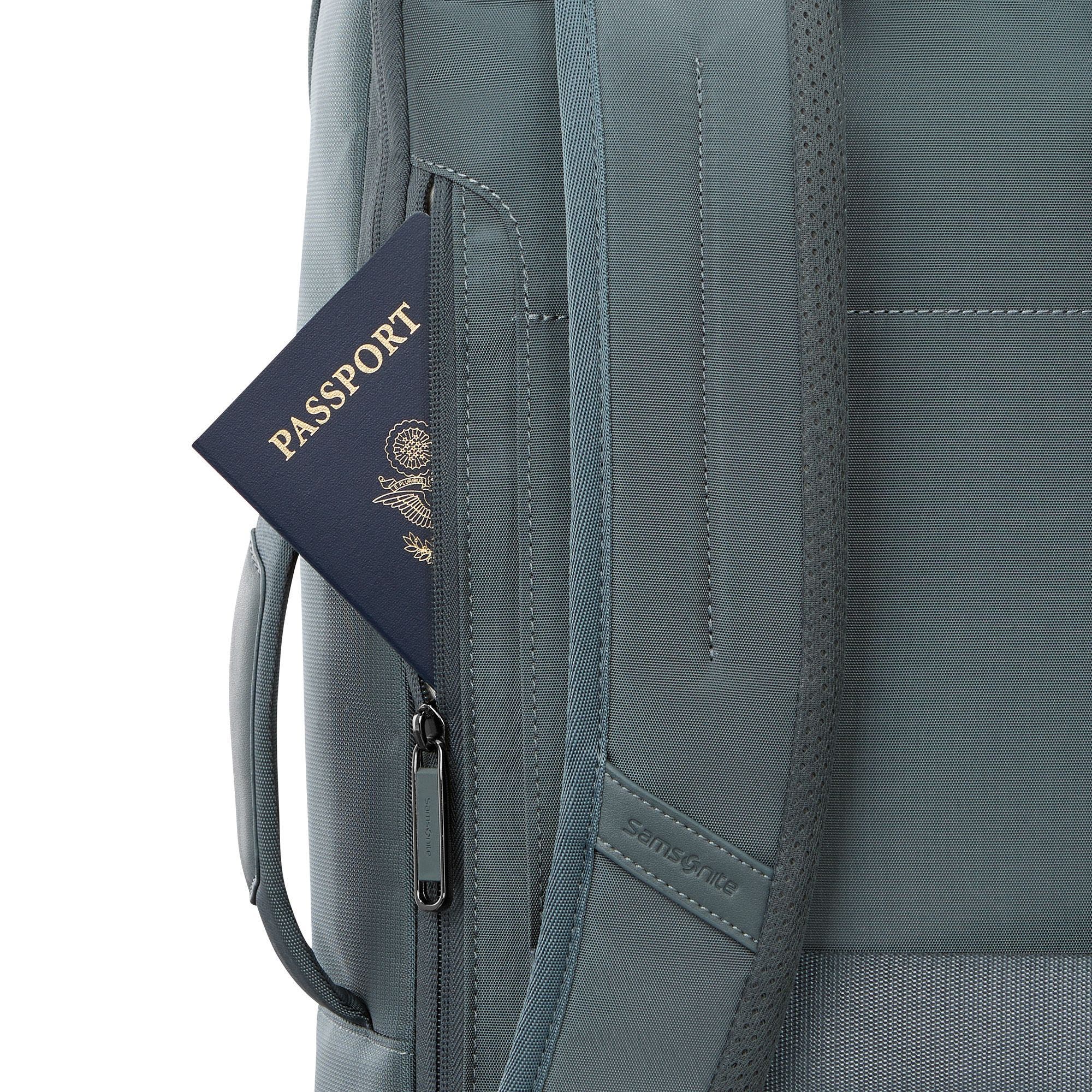 Silhouette 18 Travel 20" Carry On Laptop Backpack, Alternate, color, Slate Blue