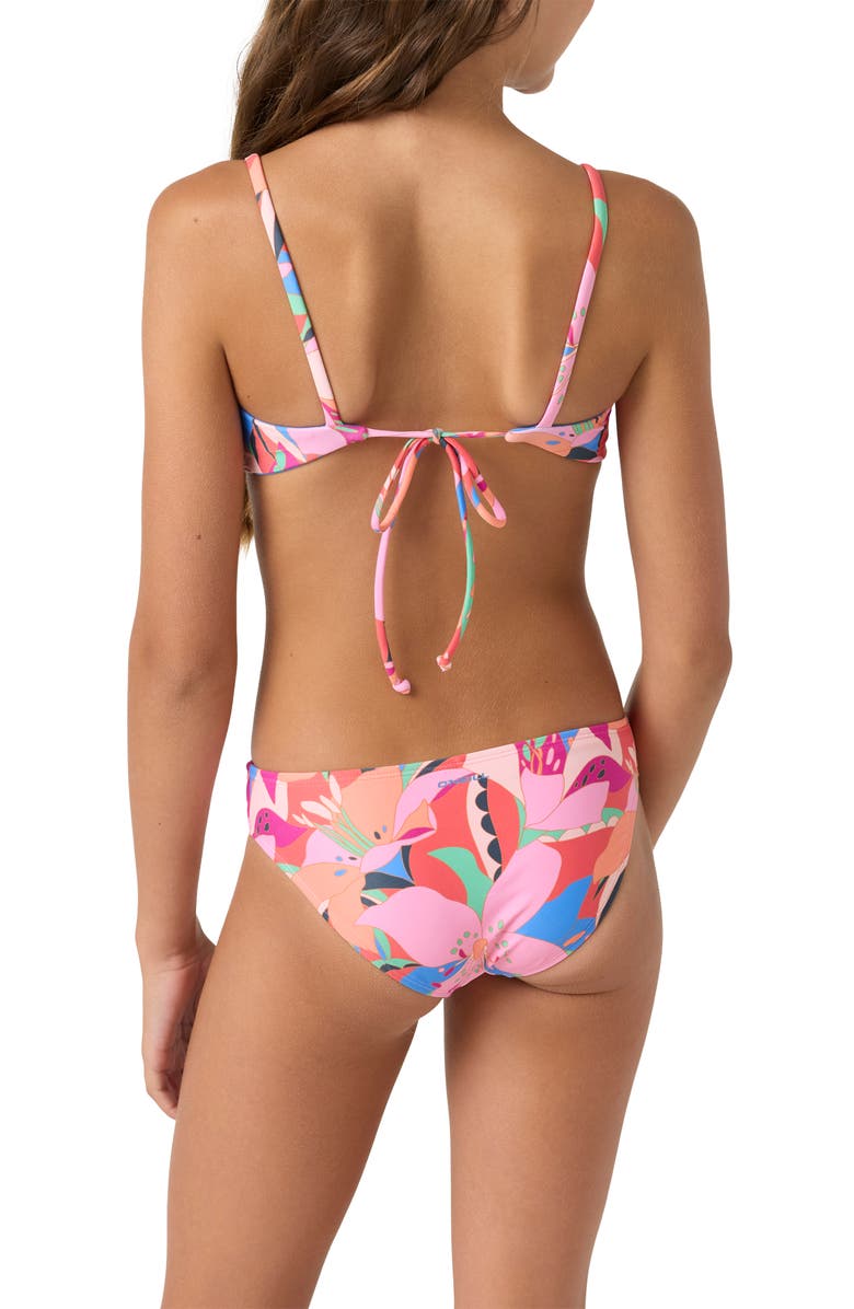 O'Neill Kids' Cabana Floral Reversible Two-Piece Swimsuit, Alternate, color, 