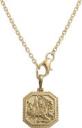 Awe Inspired Odysseus Coin Pendant Necklace