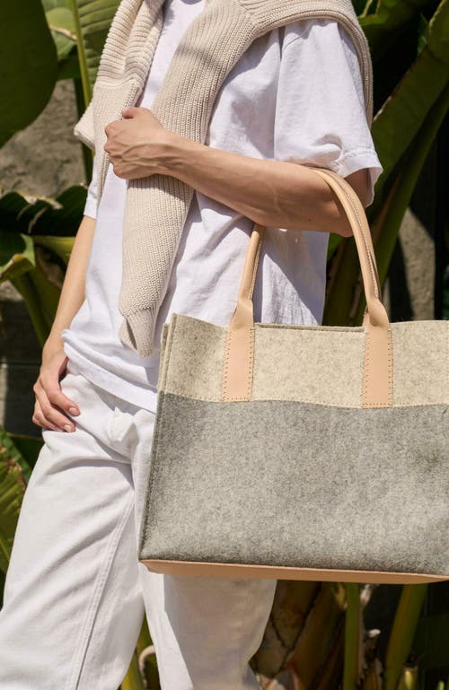 Graf & Lantz Graf Lantz Jaunt Merino Wool Midi Tote In Multi