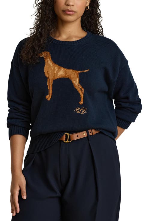Pointer Dog Crewneck Sweater