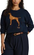 Lauren Ralph Lauren Pointer Dog Crewneck Sweater