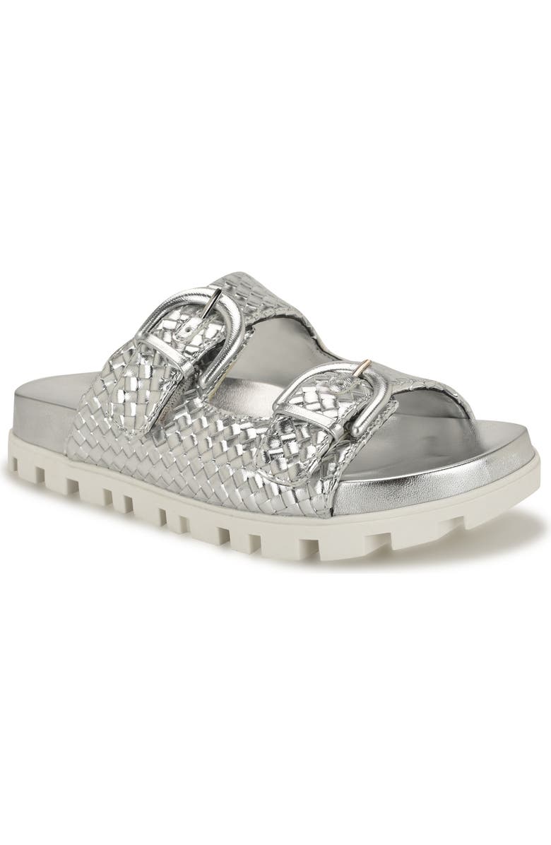 Nine West Tindy Two-Strap Lug Sole Sandal, Main, color,