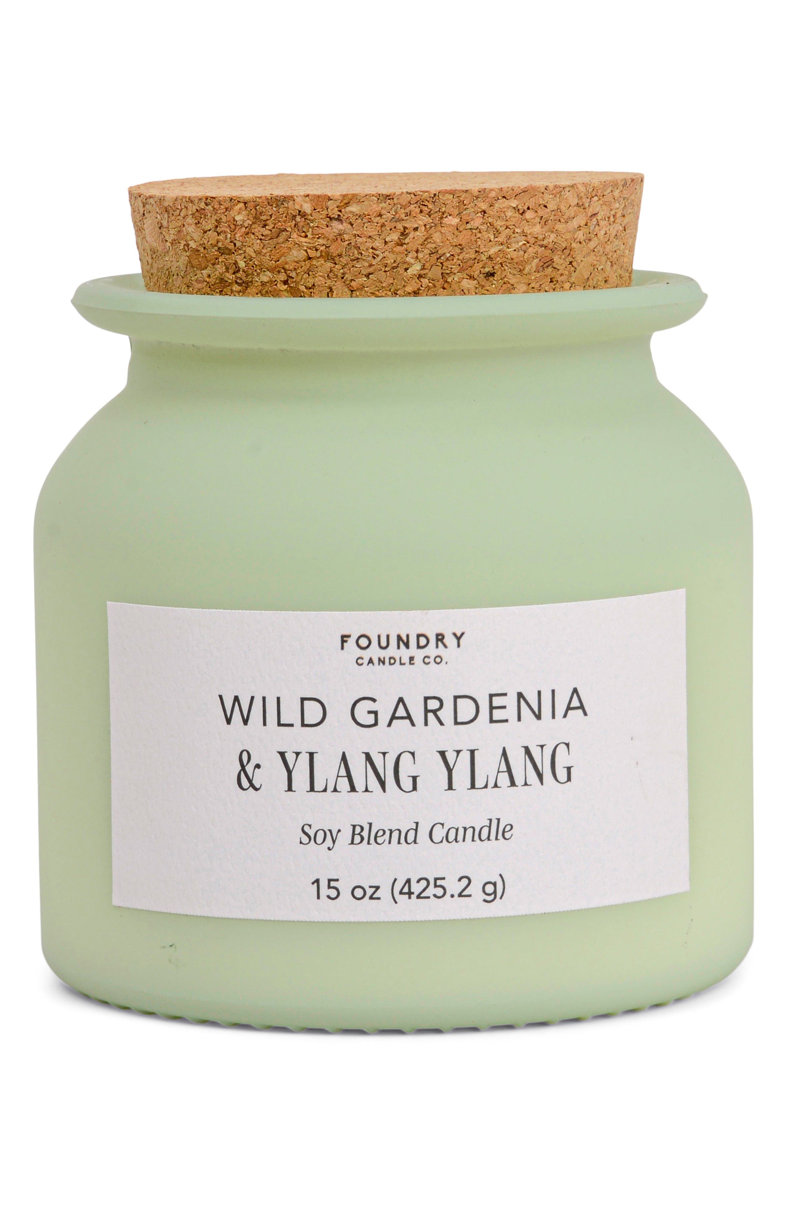 Foundry Candle Co. 15-Ounce Jar Fragrance Candle with Cork Lid