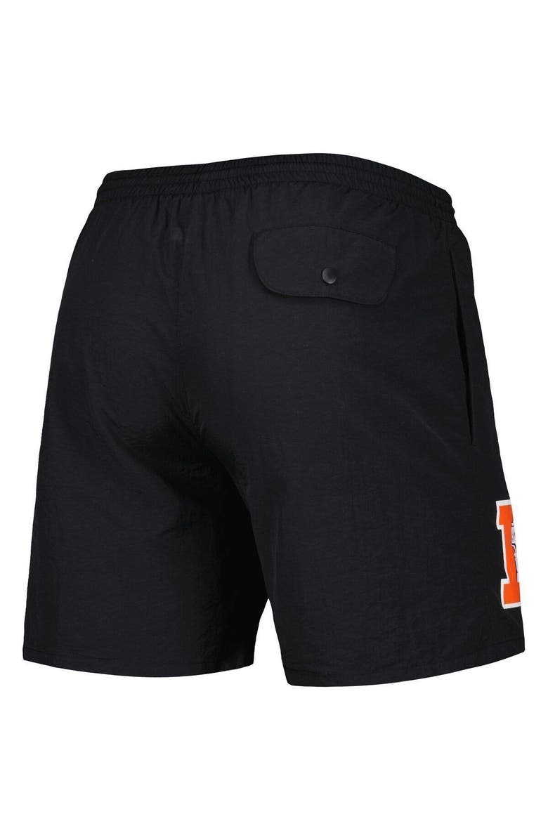 Mitchell & Ness Men's Mitchell & Ness Black Denver Broncos Team Essentials Nylon Shorts, Alternate, color, Black