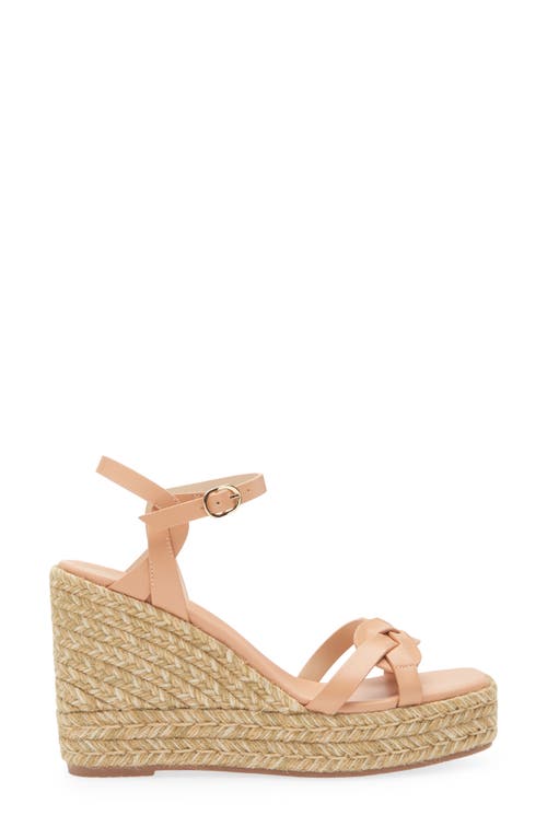 Stuart Weitzman Braida Max Espadrille Wedge Sandal In Ginger
