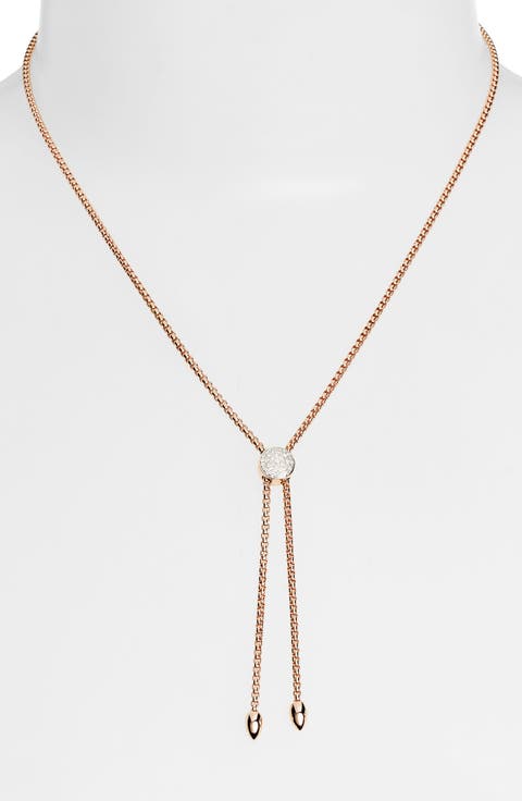 Fiji Diamond Lariat Necklace
