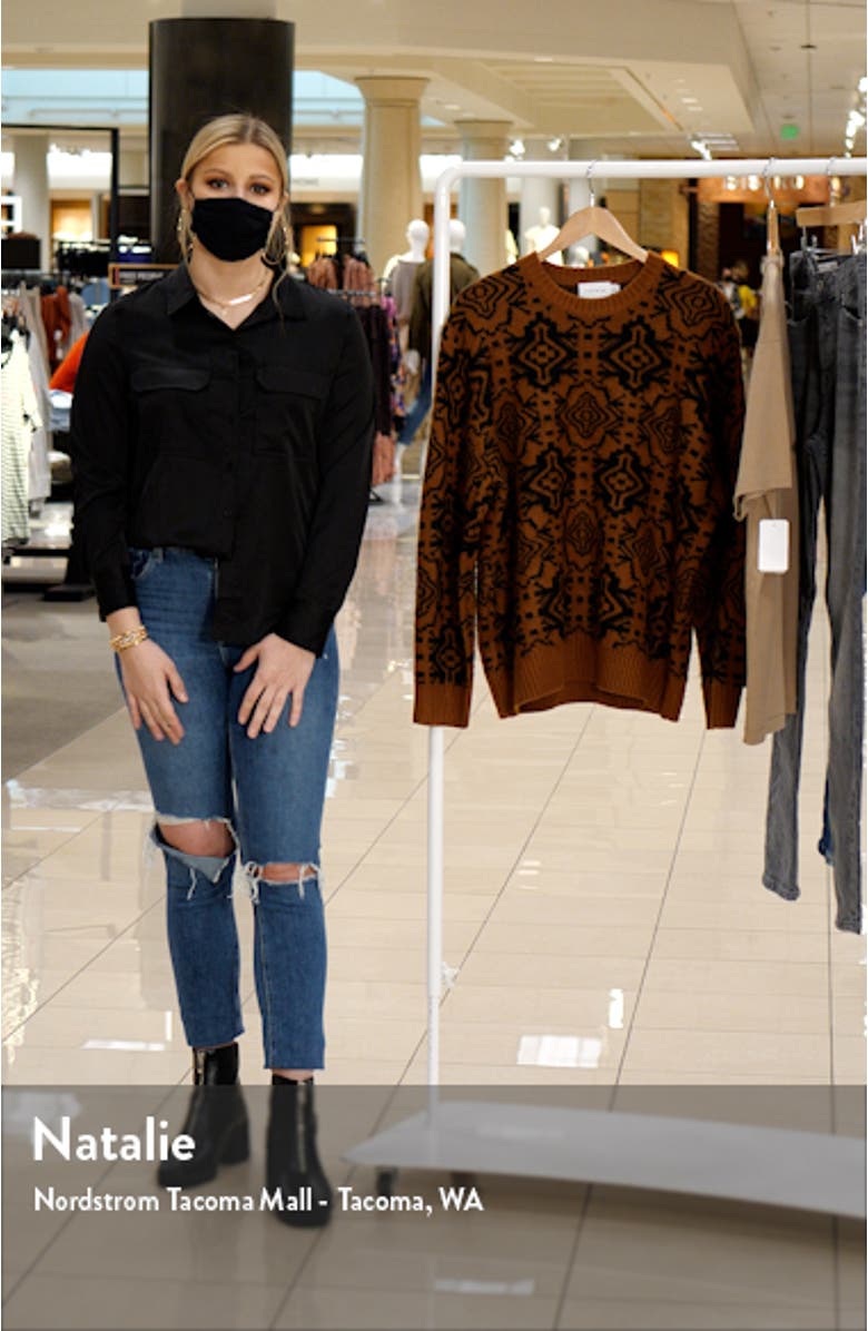 Men's Blown Up Paisley Sweater, sales video thumbnail