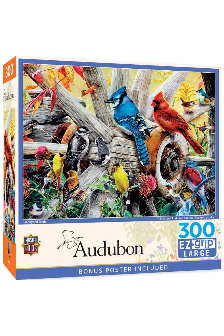 Backyard Birds 300 Piece Jigsaw Puzzle, Main, color, Multicolor