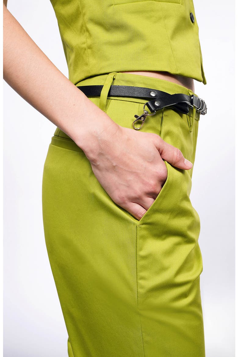 The Essential Slim Crop Pant, Alternate, color, PICKLE