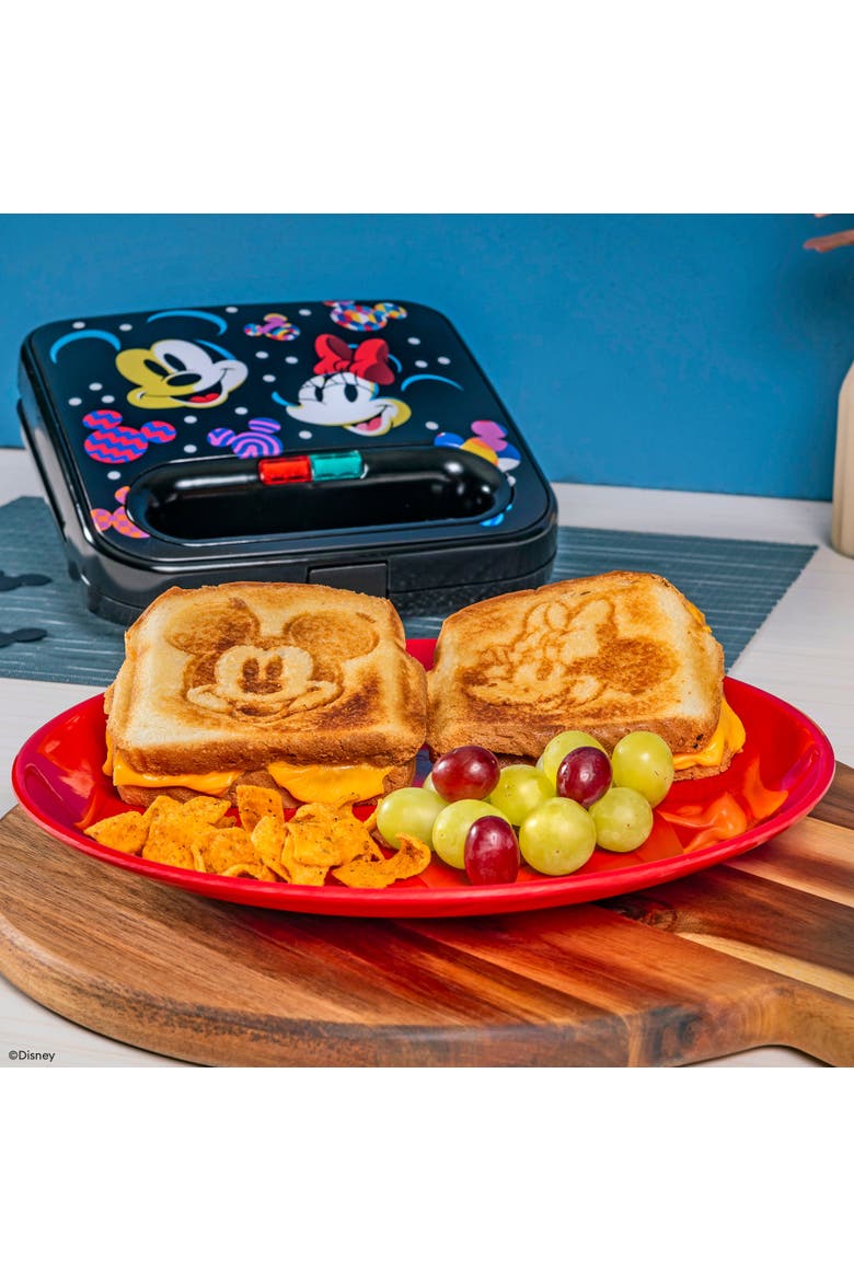 Disney Mickey Mouse and Minnie Mouse Sandwich Maker, Alternate, color, None