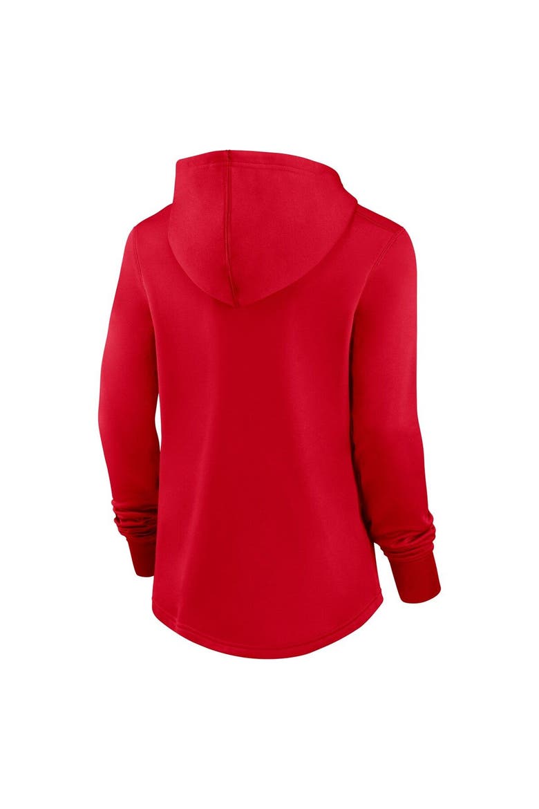Women's Nike  Red Miami Marlins City Connect Pregame Performance Pullover Hoodie, Alternate, color, Red