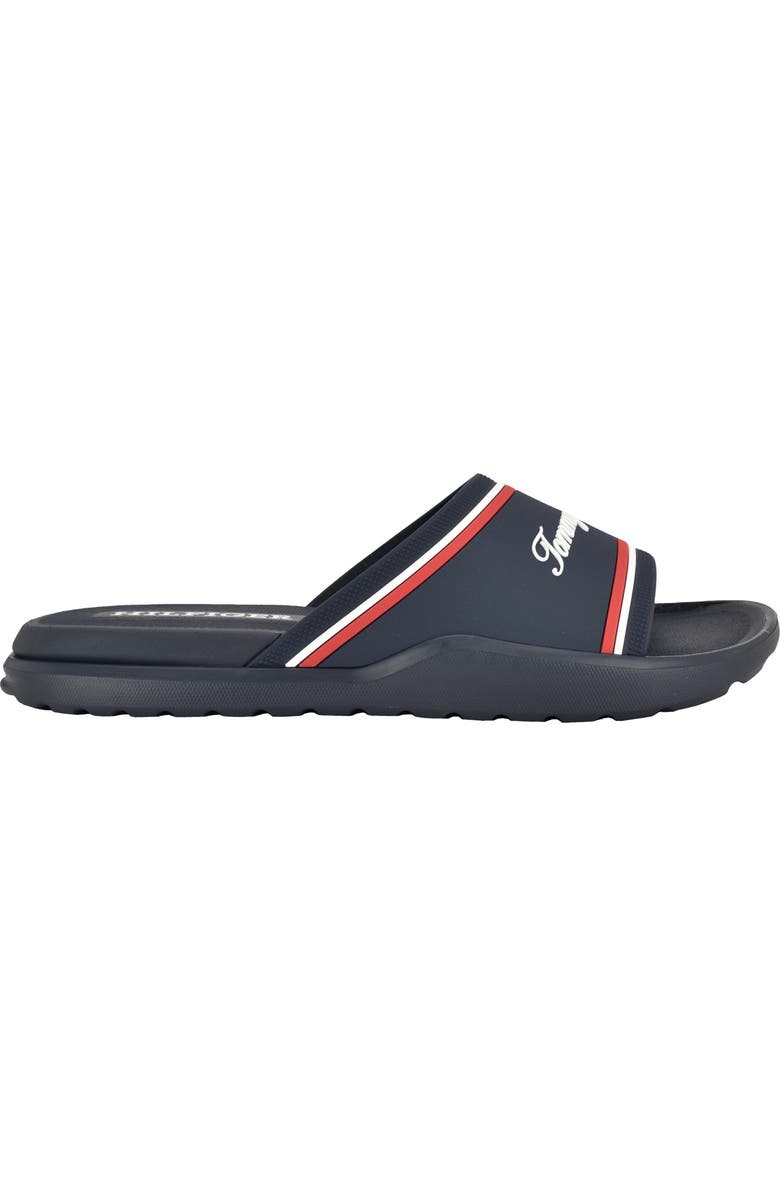Tommy Hilfiger Momil Slide Sandal, Alternate, color, Navy Multi