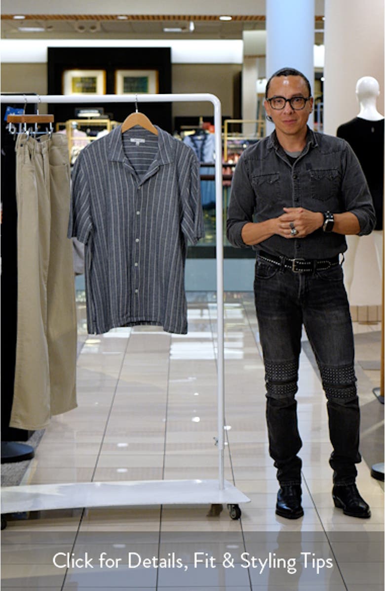 Texture Stripe Camp Shirt, sales video thumbnail