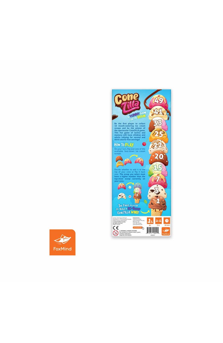 FoxMind Conezilla Ice Cream Memory Card Game, Alternate, color, Multicolored