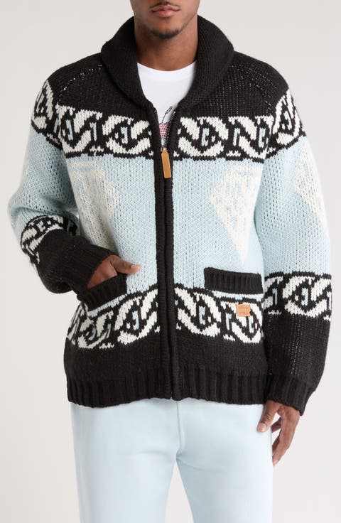 Shining Jacquard Cardigan