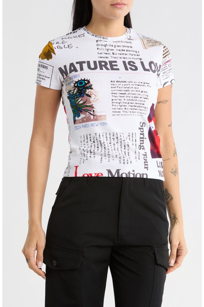 Graphic T-Shirt, Main, color, WHITE