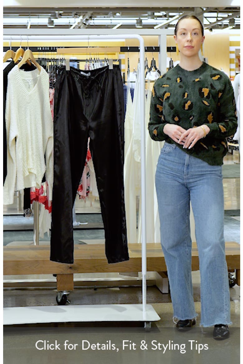 Danae Wide Leg Satin Pants video