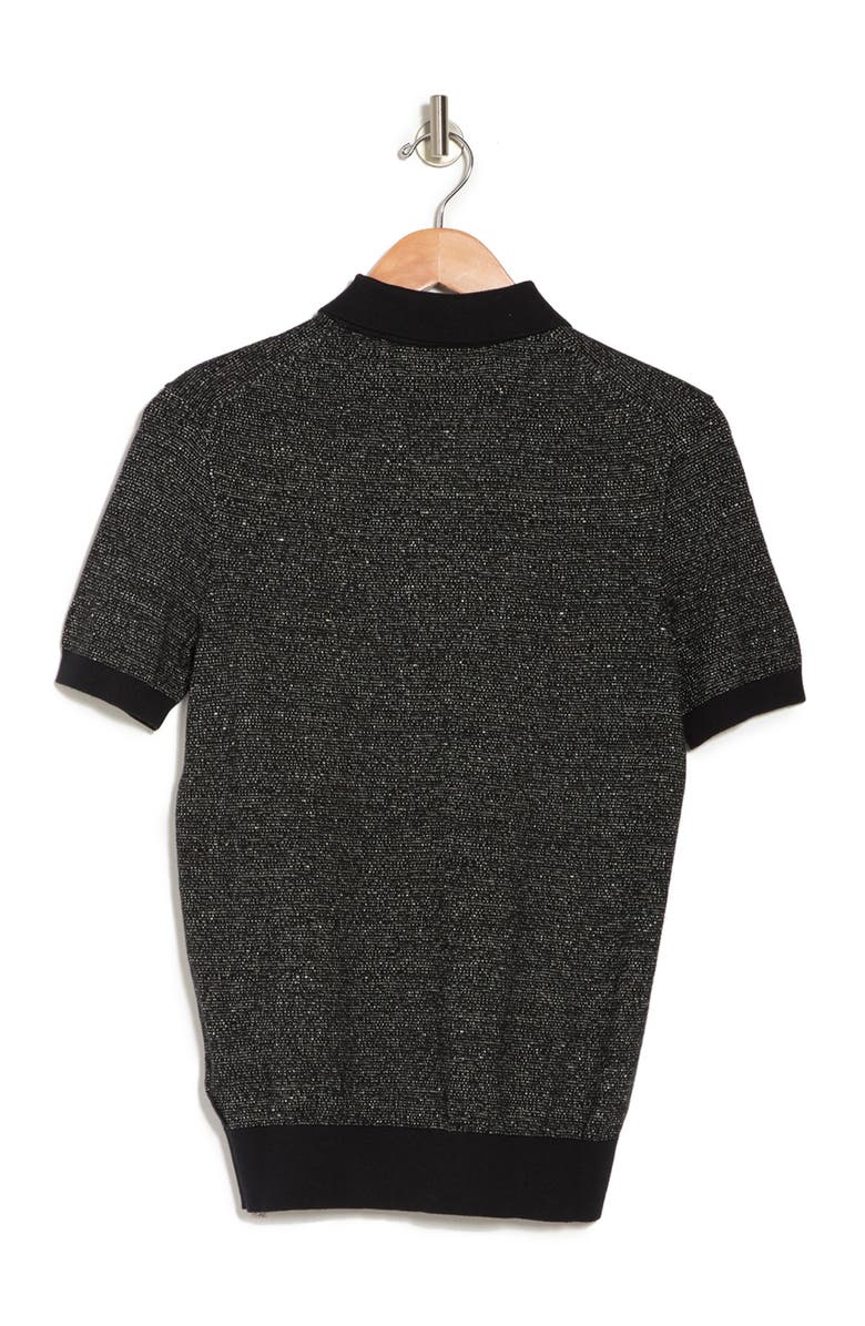 Calvin Klein Short Sleeve Heathered Polo, Alternate, color,