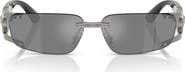 Versace 59mm Rectangular Sunglasses