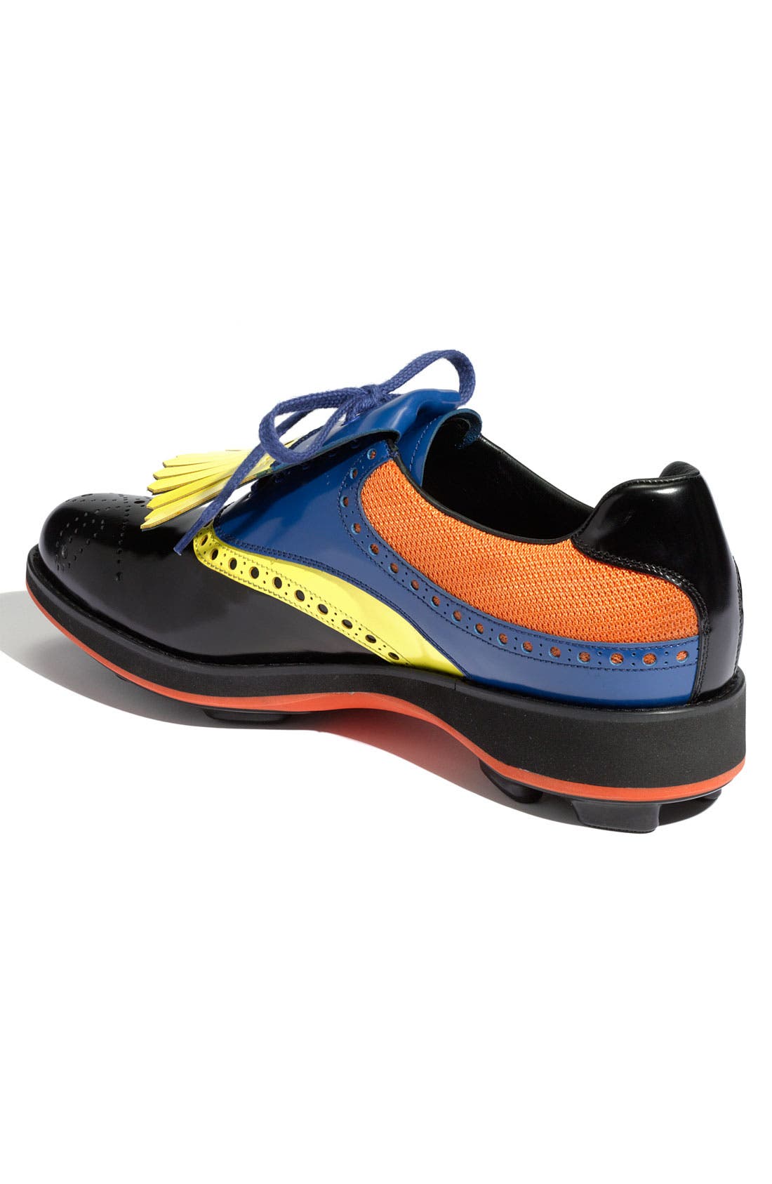 Prada Kilted Plain Toe Oxford, Alternate, color, 