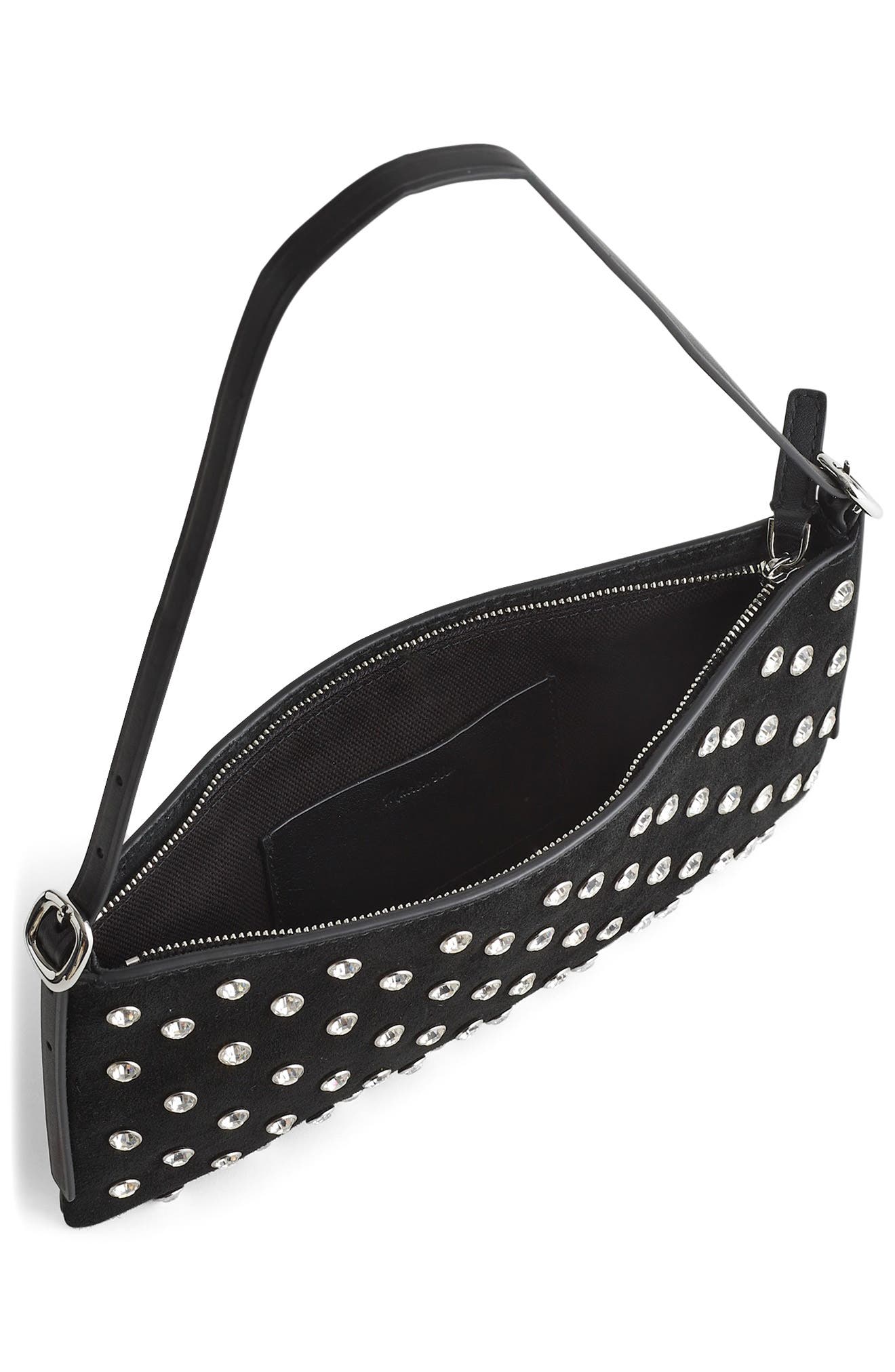 Madewell The Mini Sculptural Buckle Shoulder Bag, Alternate, color, 