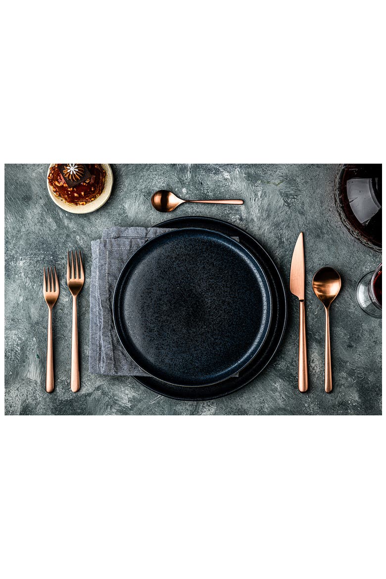 Linea Ice 5-Piece Place Setting, Alternate, color, ROSE GOLD
