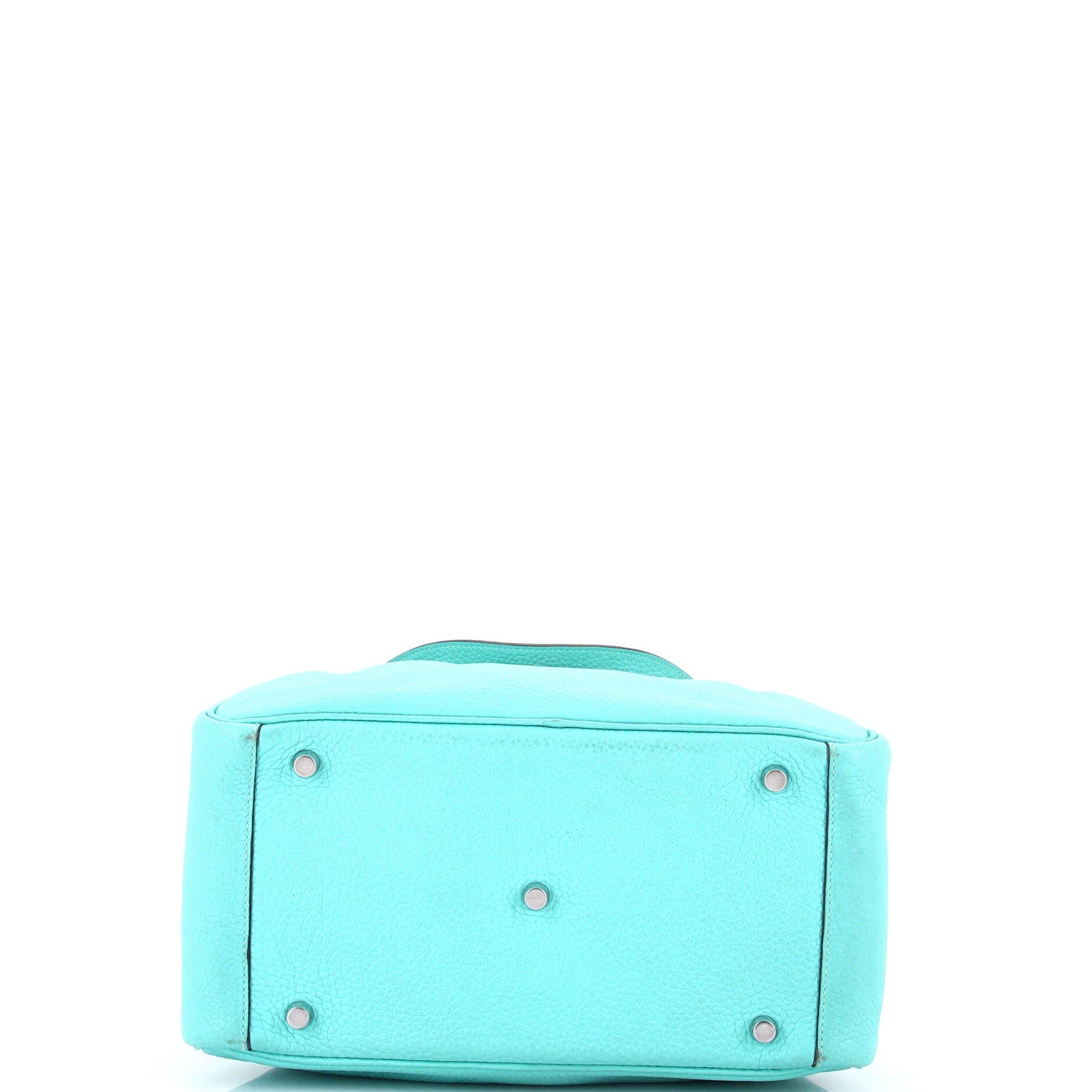 Pre-Owned Hermes Lindy Bag Clemence 30, Alternate, color, Bleu Atoll