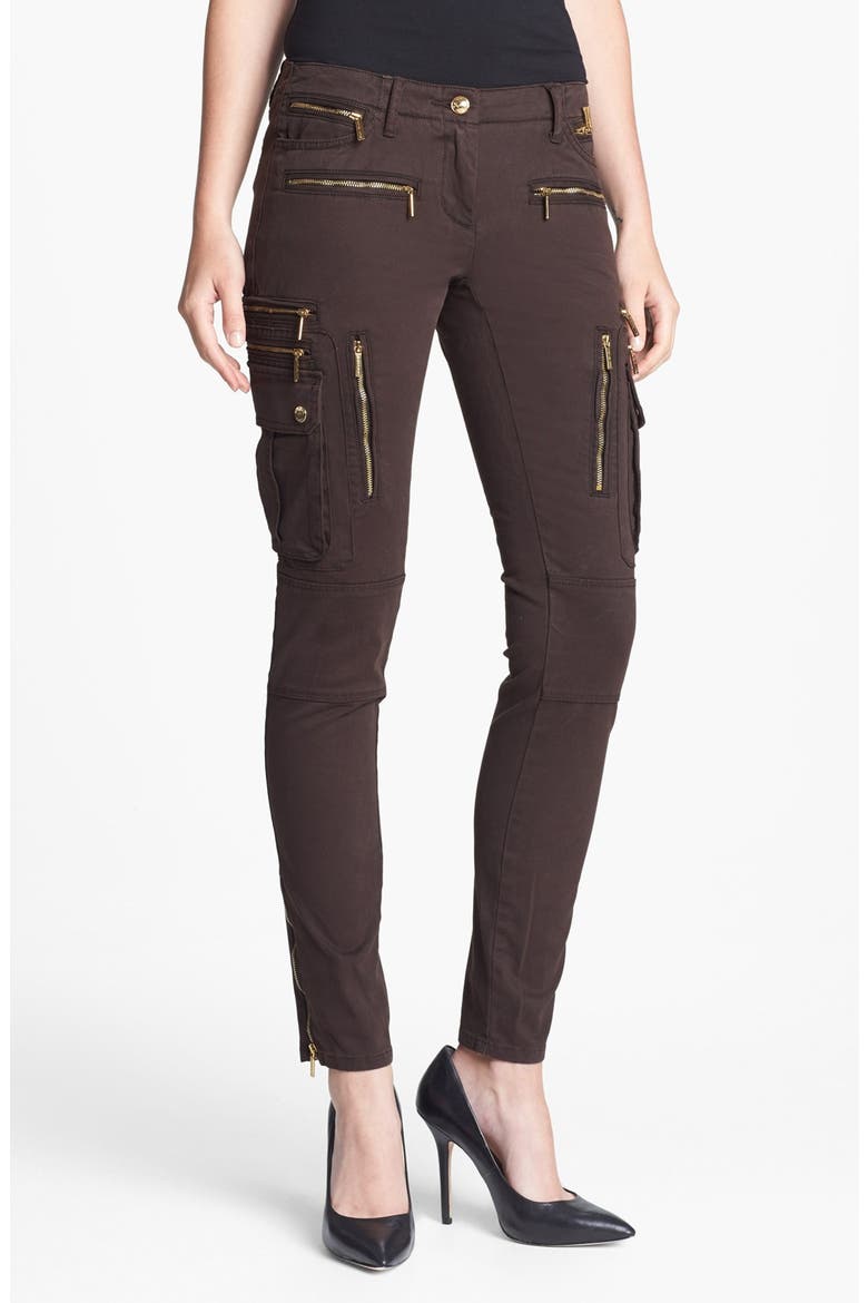 Skinny Cargo Pants, Main, color, CHOCOLATE