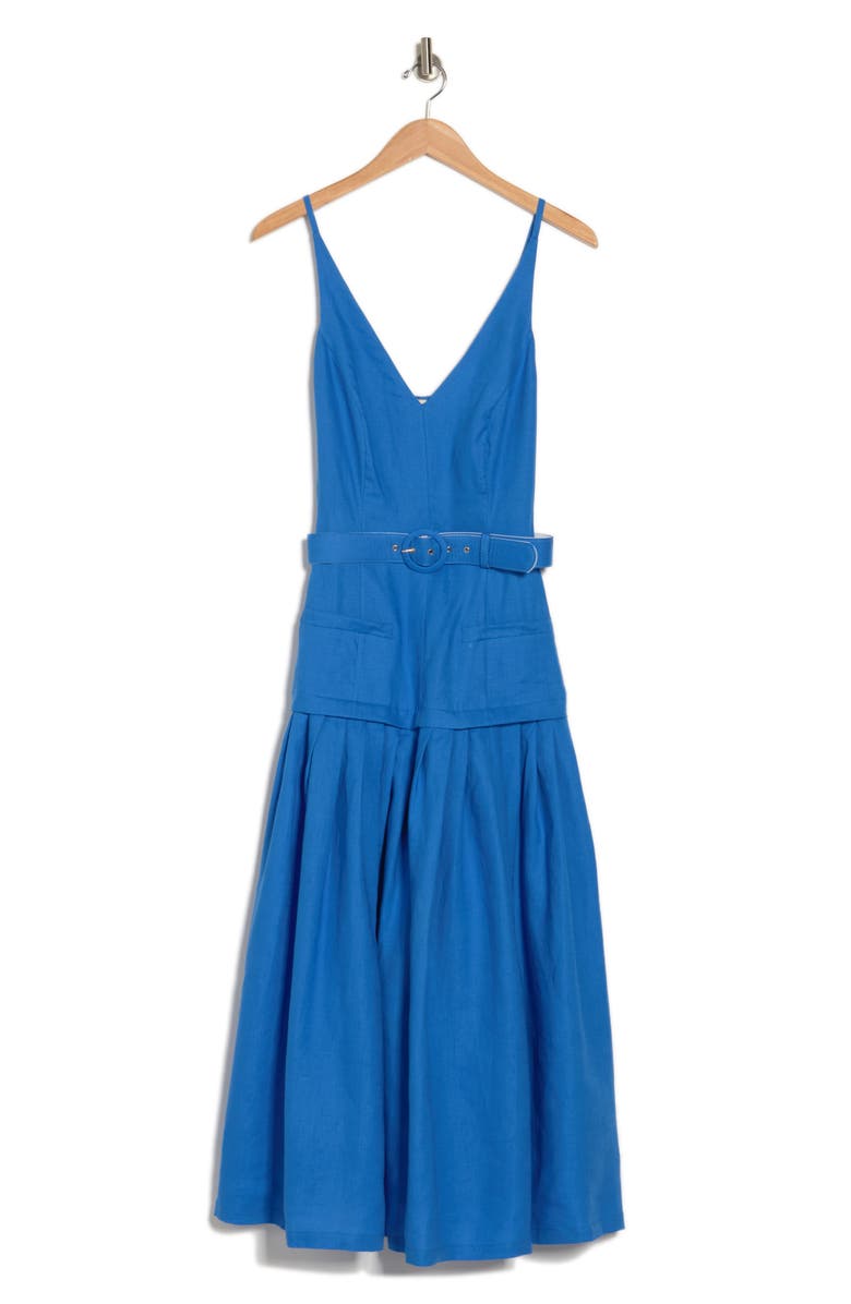 NICHOLAS Clemence Pleated Mid Dress, Alternate, color,