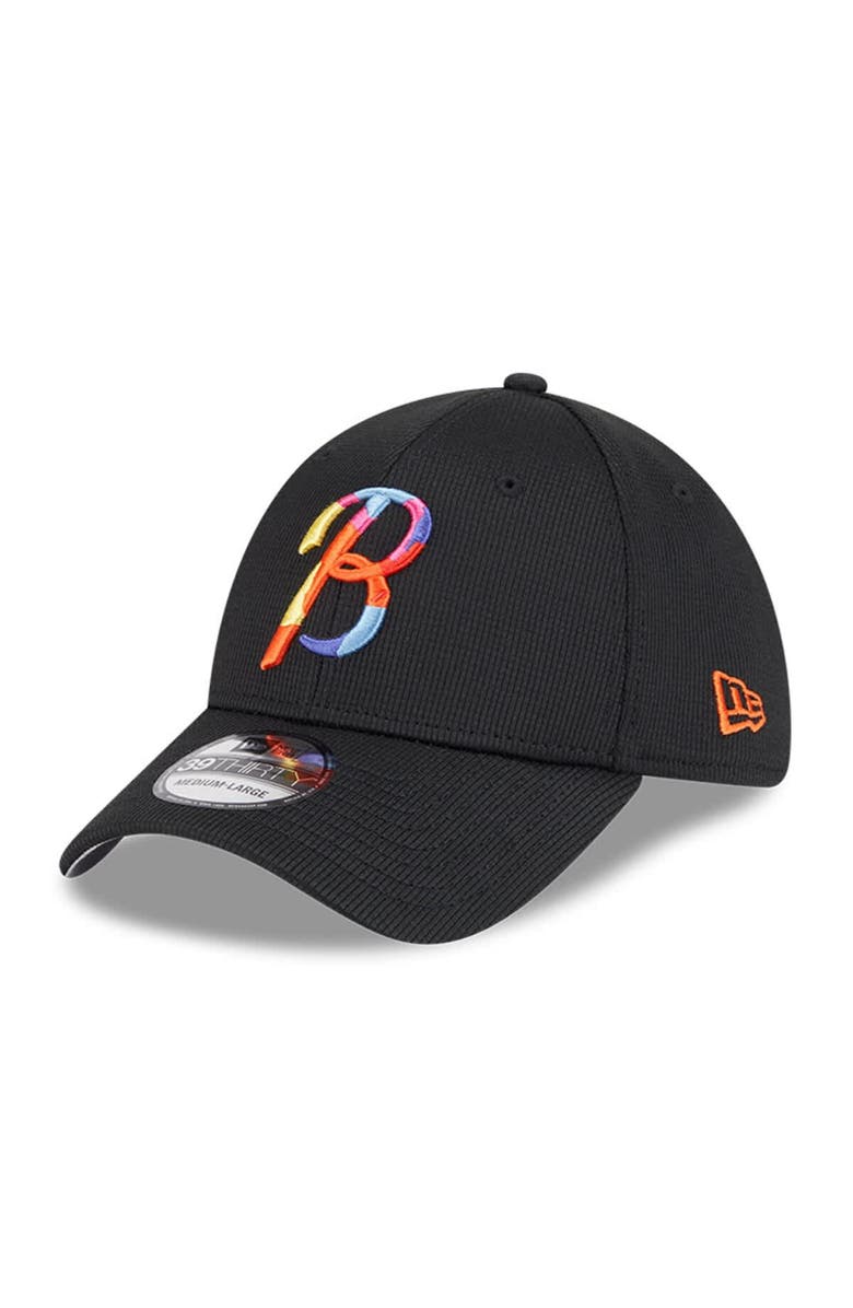 New Era Men's New Era Black Baltimore Orioles City Connect Batting Practice 39THIRTY Flex Hat, Alternate, color, Black