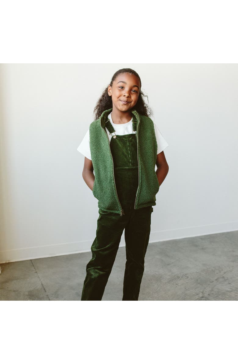 goumikids Goumi Kids Reversible Vest, Alternate, color, Spruce