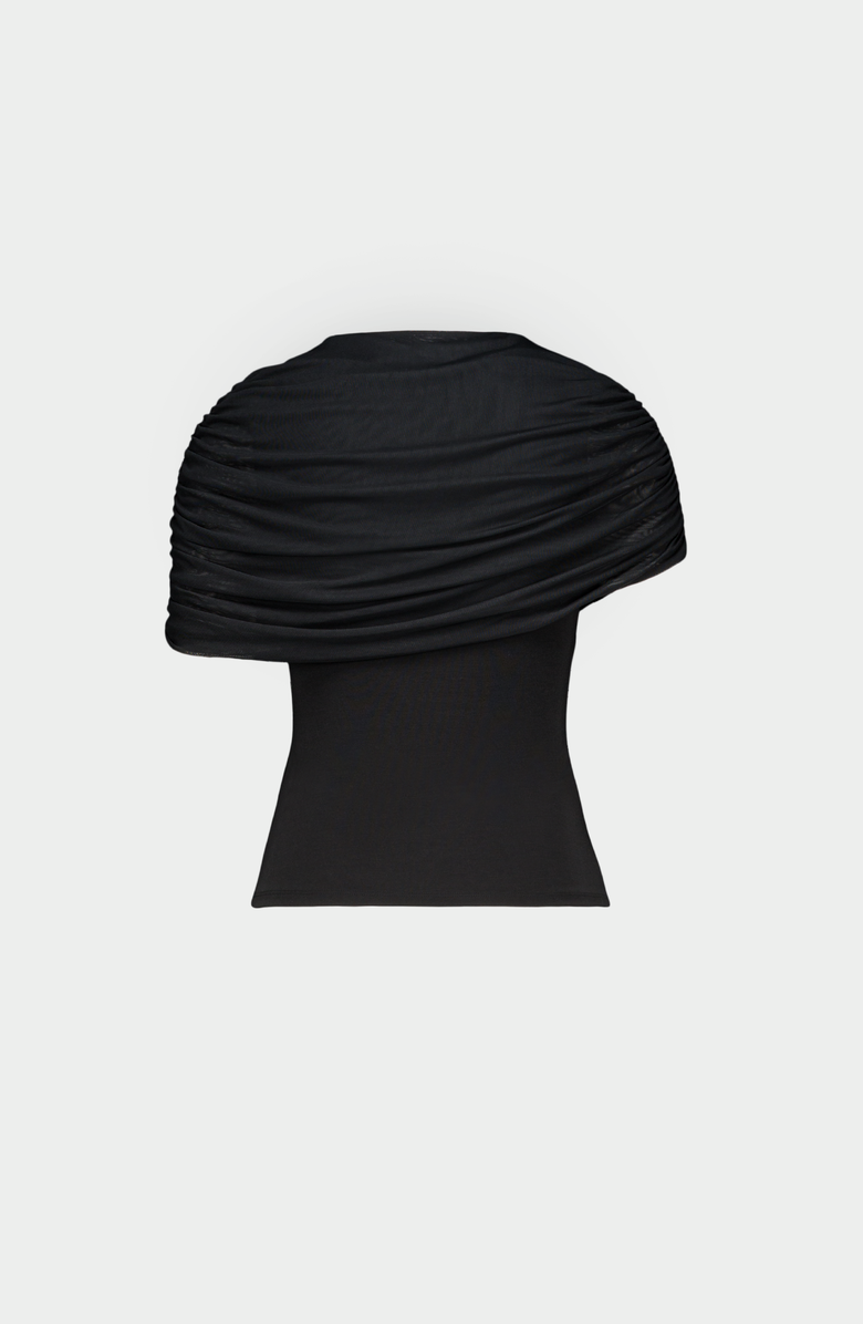 SAEMDI Mesh Cape Top, Alternate, color,