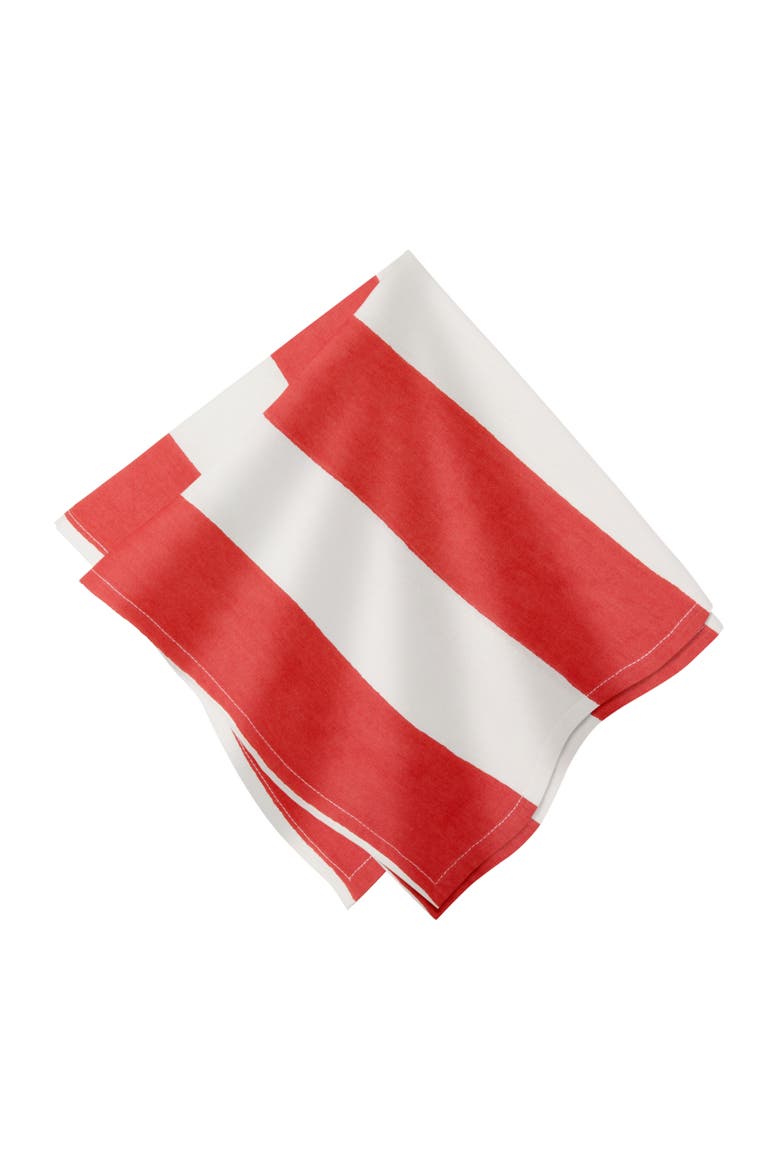 St. Tropez Napkins, Alternate, color, Red 19" x 19"