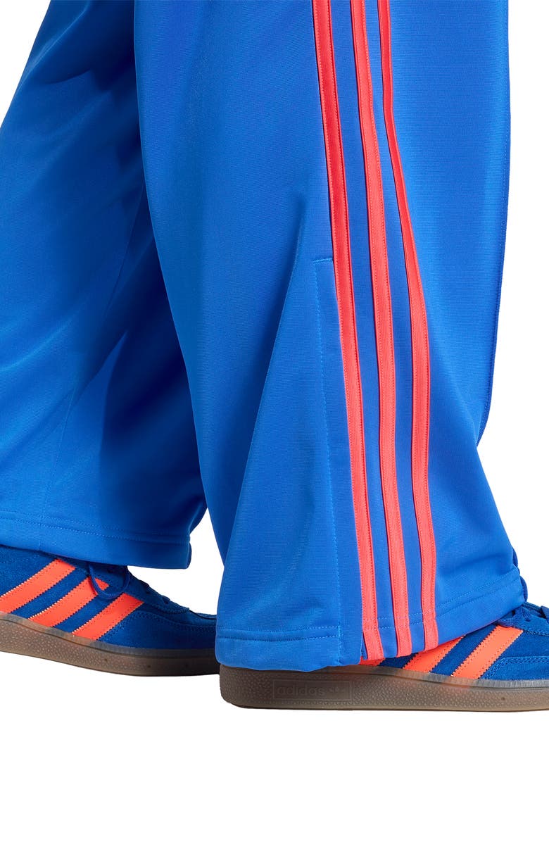 adidas Originals Firebird Recycled Polyester Track Pants, Alternate, color, Blue/ Semi Lucid Red