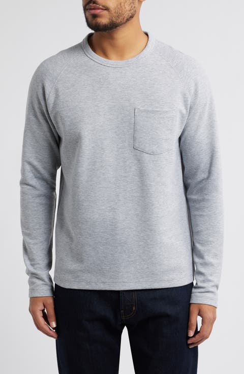 Microstripe Long Sleeve T-Shirt
